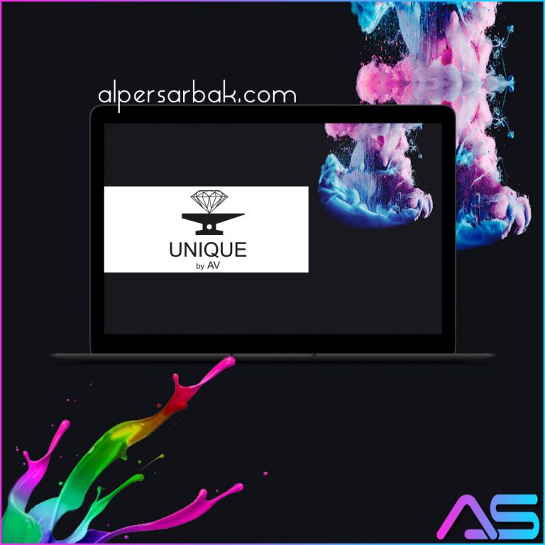 unique by av, ayşenur vuruşkan logo,